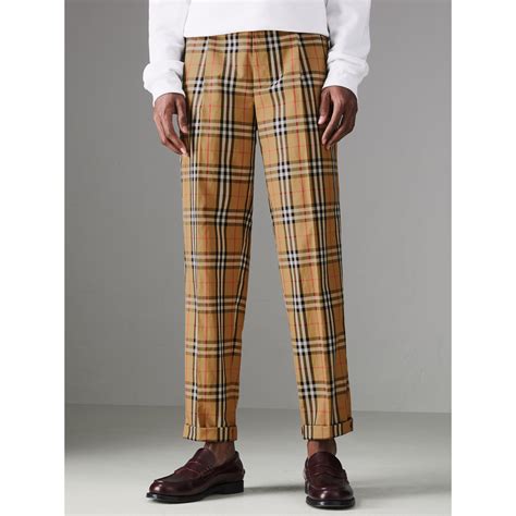 burberry check trousers mens|Burberry Limited.